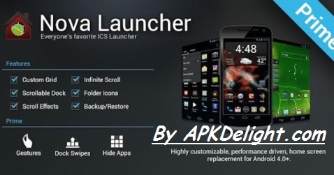 nova launcher prime apk